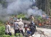 Musnahkan 10 Rakit PETI di Empat Desa, Begini Kata Kapolres Inhu