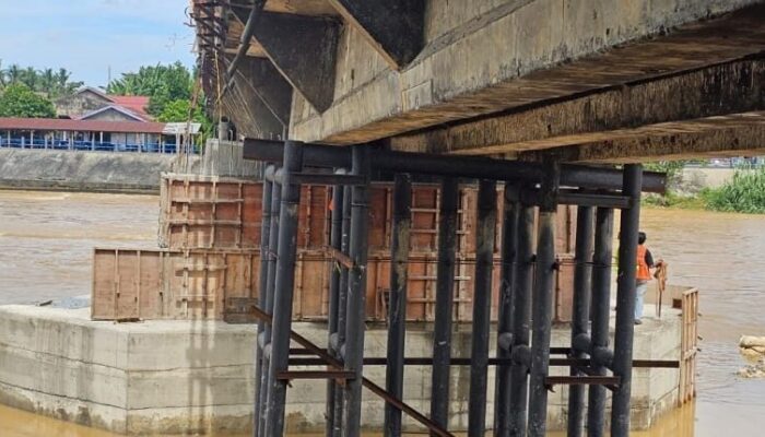 Karena Ini, Jembatan Sungai Rokan di Ujung Batu Ditutup Total hingga 9 Oktober