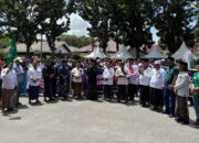 Ratusan Anggota HIMASAL Lirboyo Riau Gelar Aksi Damai di Depan Kantor KPID Riau