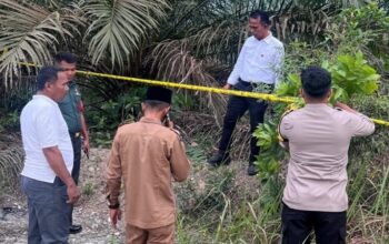 Warga Kampar Geger, Bayi Laki-laki Ditemukan Tak Bernyawa dalam Kantong Plastik Merah