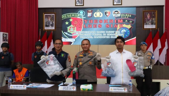 Polisi Tangkap Pembunuh yang Kubur Rekannya di Kebun Singkong Siak