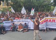 Massa Mulai Demo Lebih Awal di Kejati Riau, Bawa Isu Relokasi TNTN dan Legalitas Lahan
