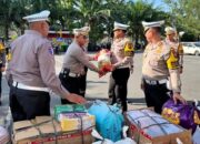 Sebelum Operasi Zebra Dimulai, Ditlantas Polda Riau Dahulukan Misi Kemanusiaan